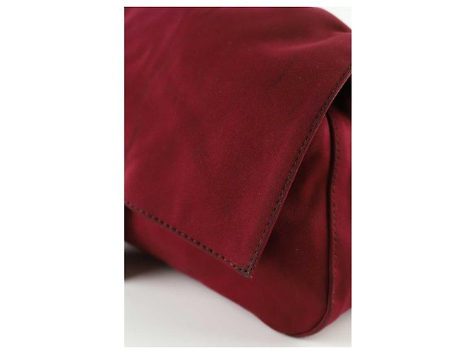 Fendi Borsa a spalla Mamma Baguette bordeaux Bordò - vista 3