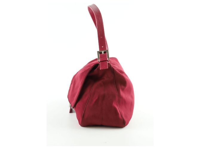 Fendi Borsa a spalla Mamma Baguette bordeaux Bordò - vista 4
