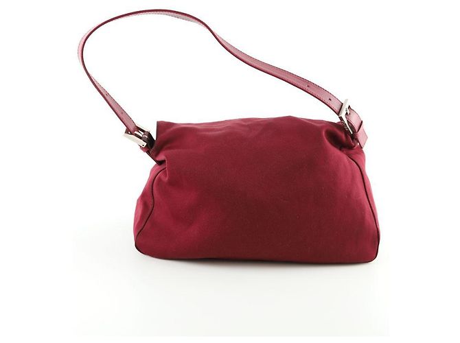Fendi Borsa a spalla Mamma Baguette bordeaux Bordò - vista 5