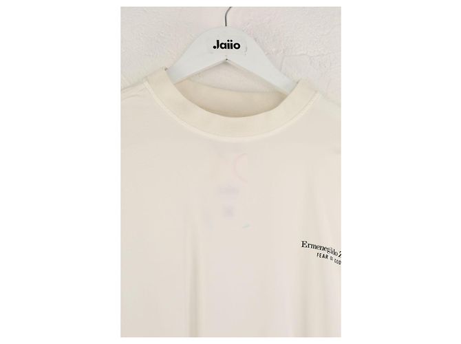 Ermenegildo Zegna T-shirt Camicia shirt blanc Blanco - vista 2