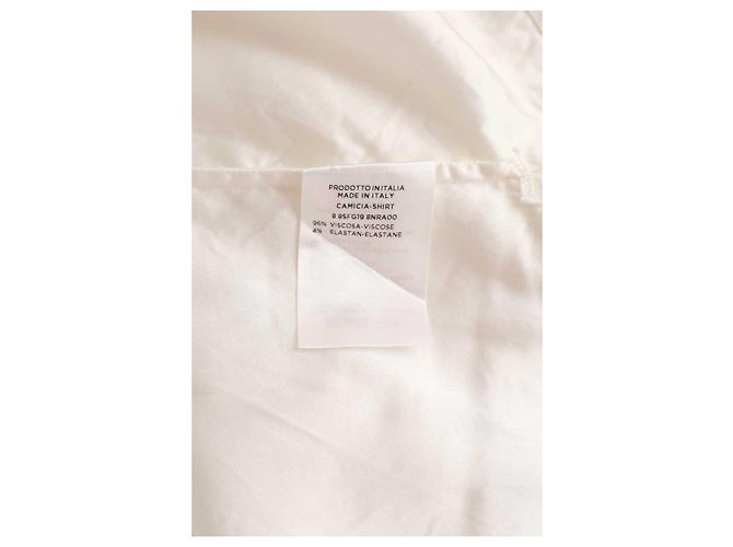 Ermenegildo Zegna T-shirt Camicia shirt blanc Blanco - vista 6