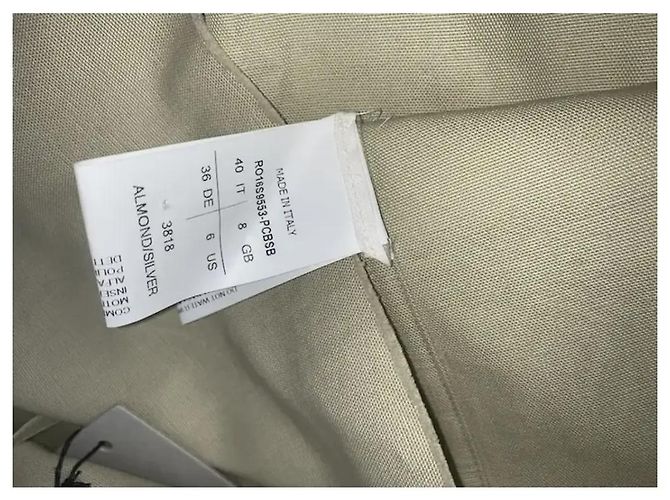 Vestido Rick Owens de algodão com bainha assimétrica cáqui Caqui - vista 6