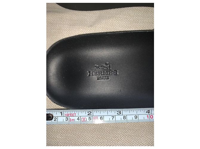 Sneakers Hermès in pelle nera Nero - vista 9