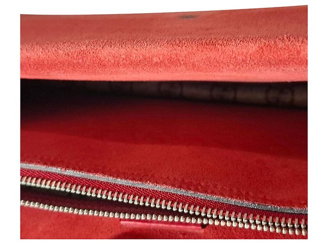 Borsa a Spalla Gucci Medium Dionysus GG in Tela Beige Rosso Bordò - vista 8