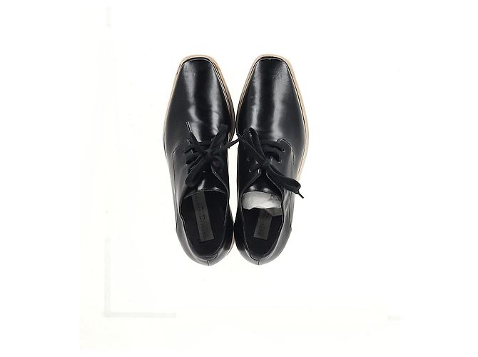 Stella Mc Cartney Sneakers Derby con piattaforma Elyse di Stella McCartney in pelle sintetica nera Nero - vista 17