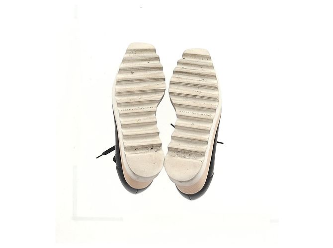 Stella Mc Cartney Sneakers Derby con piattaforma Elyse di Stella McCartney in pelle sintetica nera Nero - vista 18