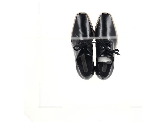 Stella Mc Cartney Sneakers Derby con piattaforma Elyse di Stella McCartney in pelle sintetica nera Nero - vista 7