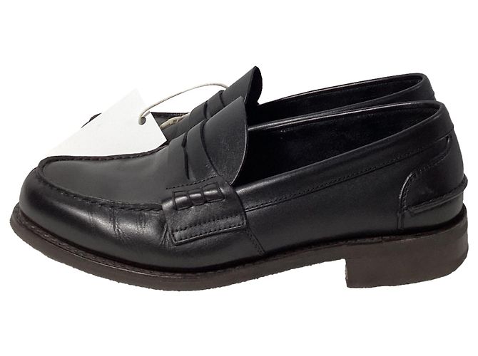 Church's Mocassins Penny de Church en cuir de veau noir - vue 4