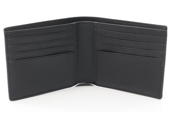 Coach Bifold Wallet PVC Canvas Black/Grey - view 3