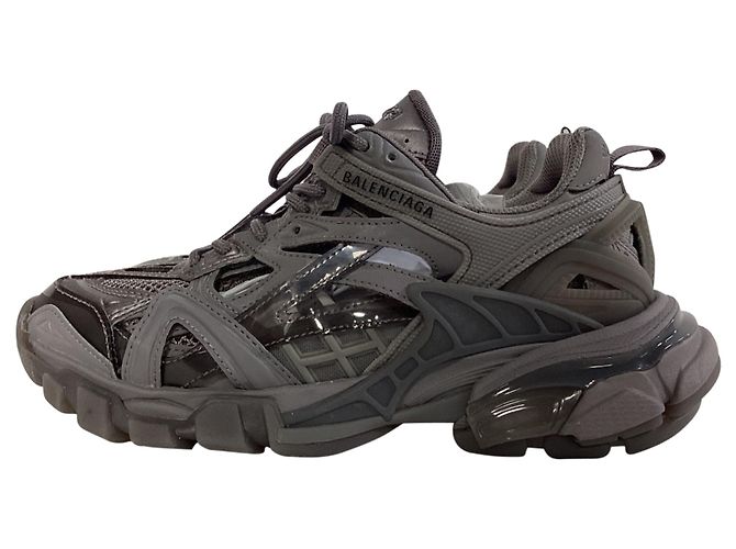Day Balenciaga Track.2 Sneakers in Dark Grey Polyurethane - view 2