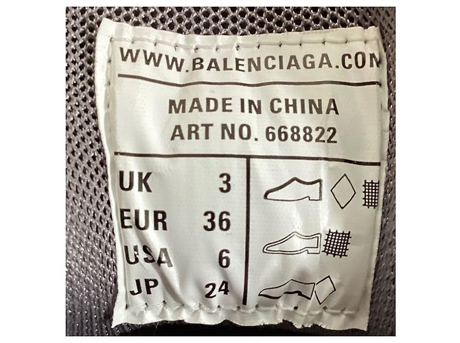 Day Balenciaga Track.2 Sneakers in Dark Grey Polyurethane - view 7