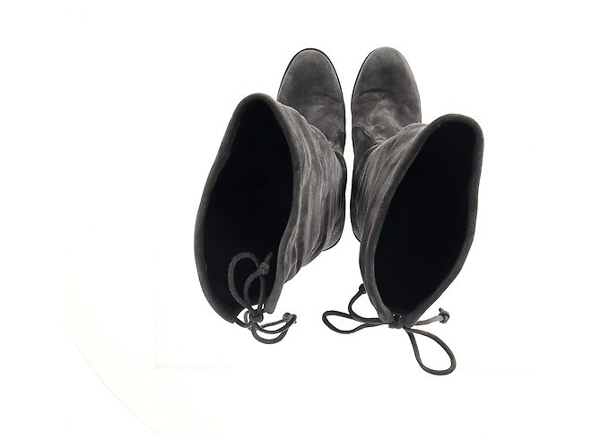 Botas Genna Over The Knee Stuart Weitzman en Ante Gris - vista 23