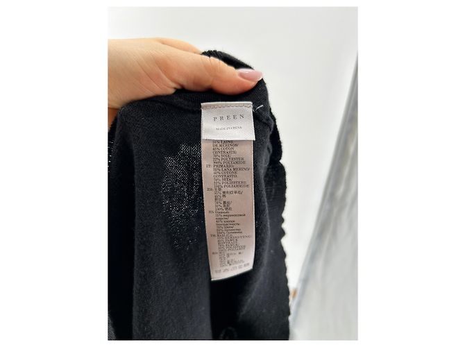 Preen By Thornton Bregazzi PREEN VON THORNTON BREGAZZI Strickwaren T.International S Wolle Schwarz - Ansicht 6