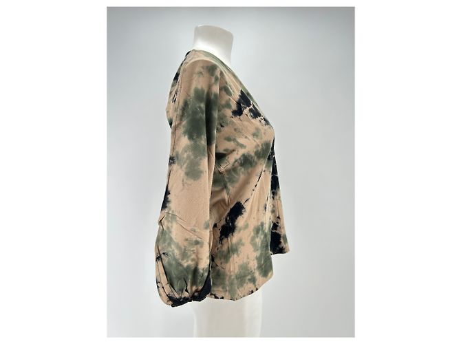 Autre Marque RAQUEL ALLEGRA Strickwaren T.0-5 0 Baumwolle Beige - Ansicht 3