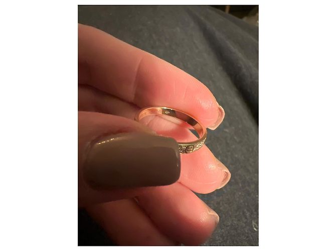 Cartier Love Mini-Diamantring Golden - Ansicht 3