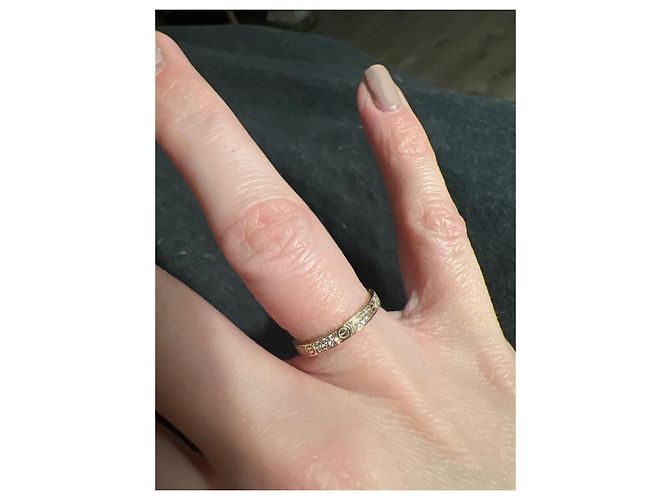 Cartier Love Mini-Diamantring Golden - Ansicht 5