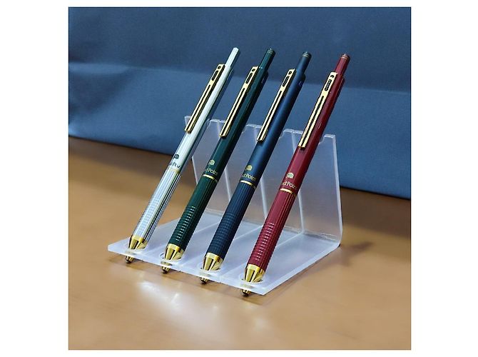 Autre Marque ■SET AUS 4 MULTIFUNKTIONSTIFTEN NIJI QUADRO POINT 4 IN 1■ Schwarz Silber Rot Grün - Ansicht 17