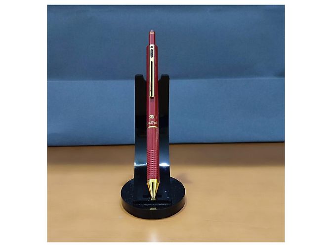 Autre Marque ■SET AUS 4 MULTIFUNKTIONSTIFTEN NIJI QUADRO POINT 4 IN 1■ Schwarz Silber Rot Grün - Ansicht 6