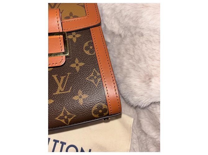 Louis Vuitton Dauphine Capital Marrone - vista 9