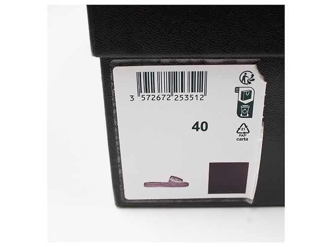 Sandali Chanel in pelle nera Nero - vista 7