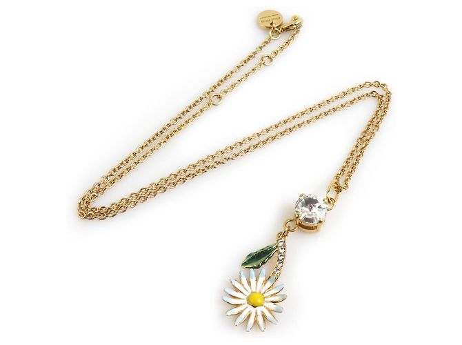 Collana Miu Miu in oro e multicolore - vista 2