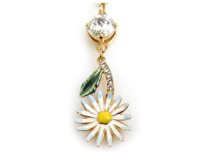 Collana Miu Miu in oro e multicolore - vista 3