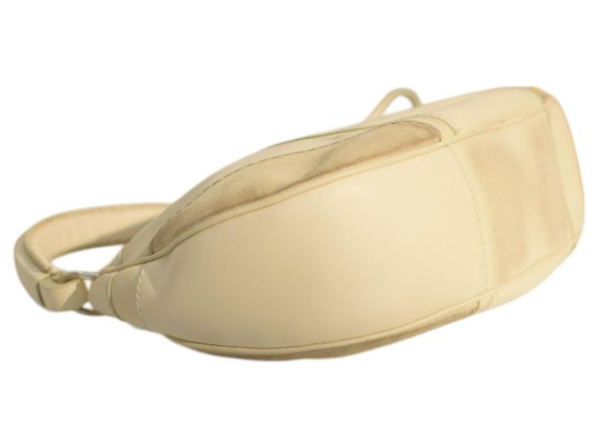 Borsa hobo Tod's in tela, pelle e camoscio avorio Crudo - vista 8