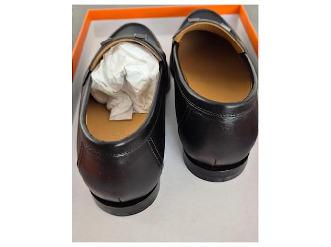 Mocassini Parigi Hermès Nero - vista 3