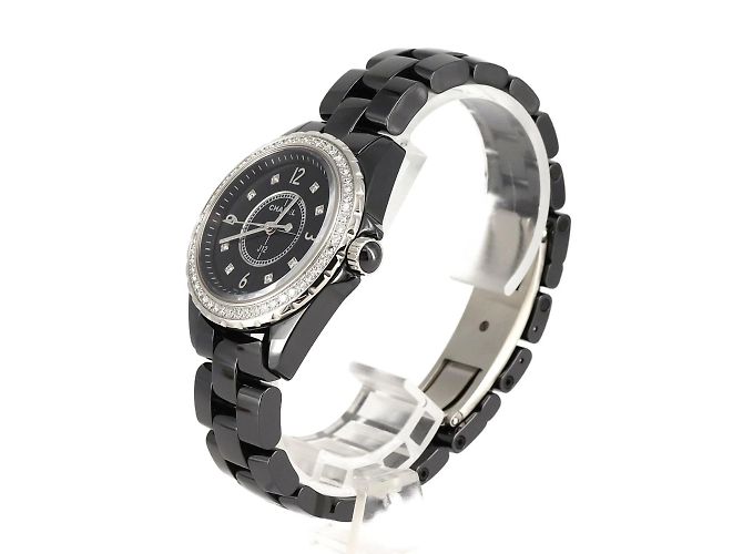 Orologio in ceramica Chanel J12 33mm Nero - vista 2