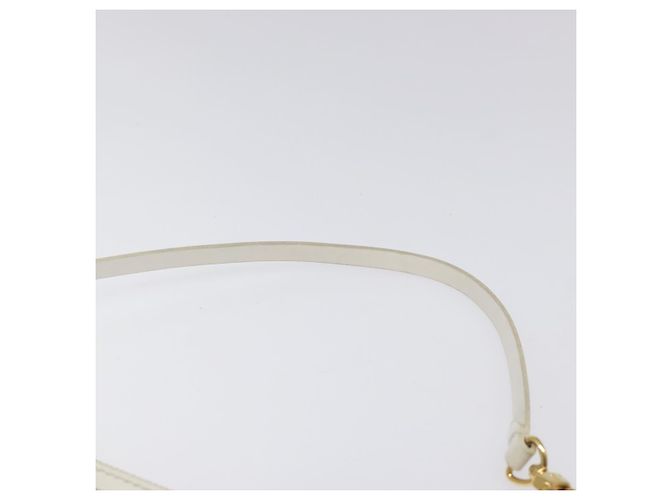 LOUIS VUITTON Epi Stretch Delmonico Pouch Crema M54603 LV Auth EC848 Crudo - vista 14