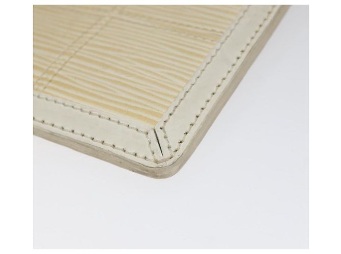 LOUIS VUITTON Epi Stretch Delmonico Pouch Crema M54603 LV Auth EC848 Crudo - vista 15