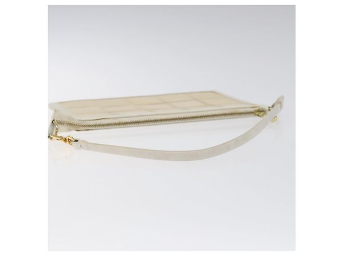 LOUIS VUITTON Epi Stretch Delmonico Pouch Crema M54603 LV Auth EC848 Crudo - vista 7