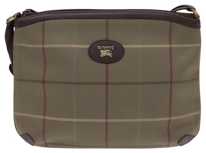 Autre Marque Borsa a Spalla Burberrys Nova Check in Tela Beige Auth bs23892 - vista 13