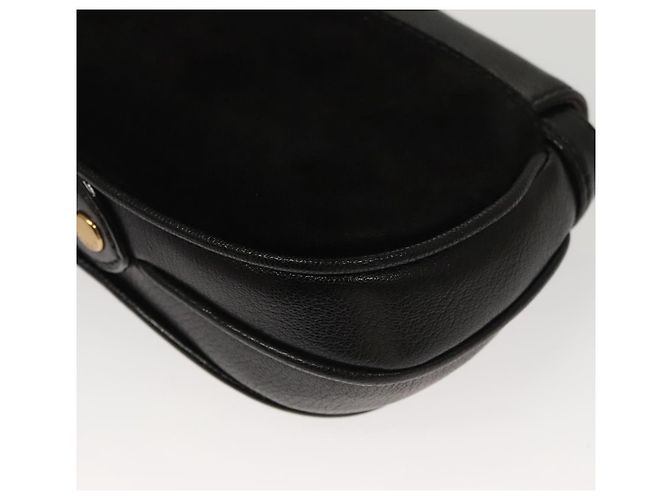 LOUIS VUITTON Borsa a Spalla Avant Garde in Pelle Scamosciata Nera M97093 LV Auth BA550S Nero - vista 18