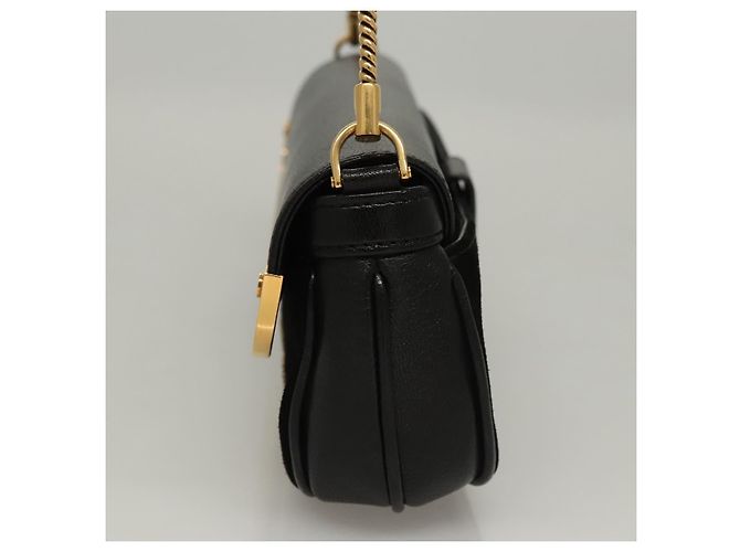 LOUIS VUITTON Borsa a Spalla Avant Garde in Pelle Scamosciata Nera M97093 LV Auth BA550S Nero - vista 3