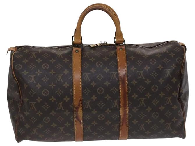 LOUIS VUITTON Monogram Keepall 50 Borsa Boston M41426 LV Auth MY083 Monogramma - vista 2