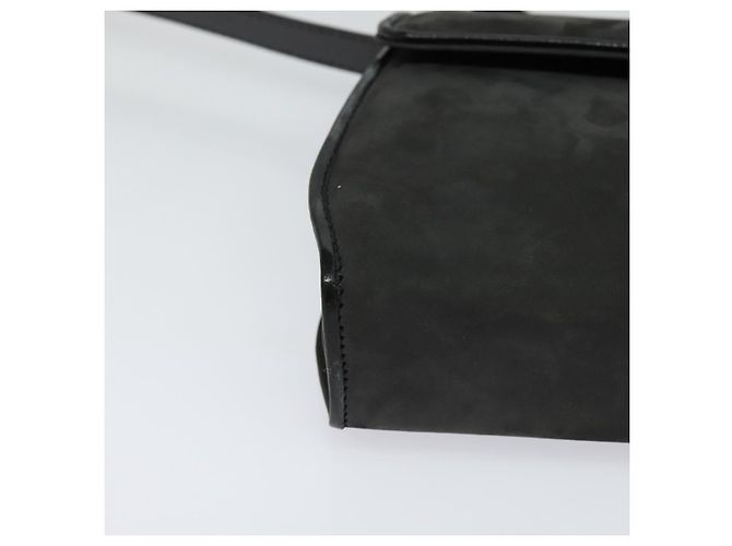 Borsa a Spalla Salvatore Ferragamo in Camoscio Grigio Auth BA862 Marrone - vista 15