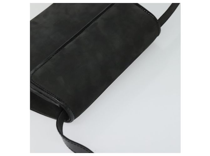Borsa a Spalla Salvatore Ferragamo in Camoscio Grigio Auth BA862 Marrone - vista 6