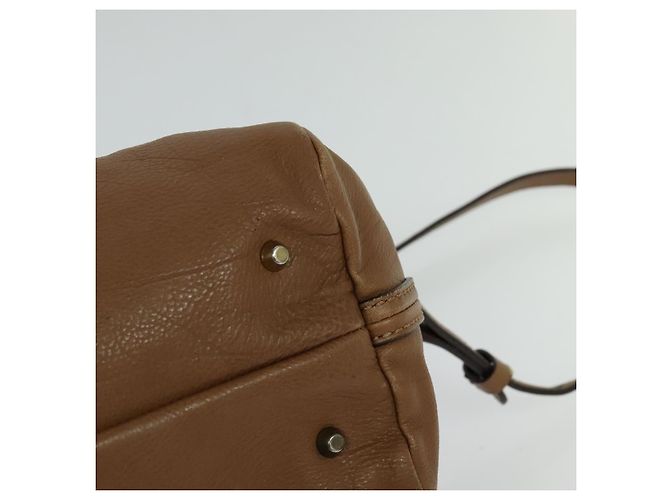 Chloé Borsa a mano in pelle Chloe 2 vie marrone oro Auth BA1004 D'oro - vista 10