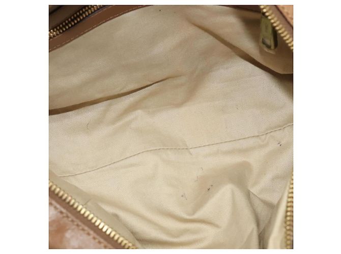 Chloé Borsa a mano in pelle Chloe 2 vie marrone oro Auth BA1004 D'oro - vista 11