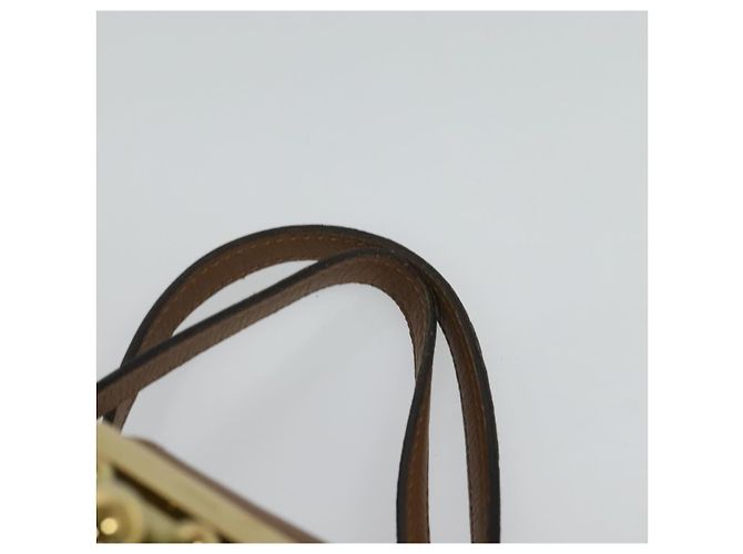Chloé Borsa a mano in pelle Chloe 2 vie marrone oro Auth BA1004 D'oro - vista 8