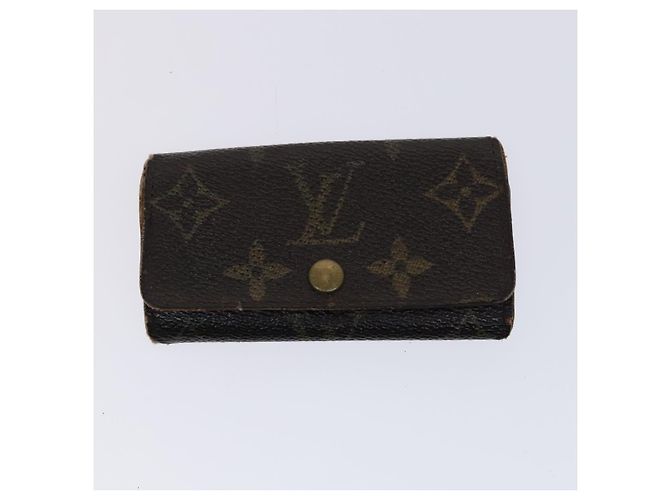 LOUIS VUITTON Monogram Epi Key Case 4Set Noir LV Auth BA641 Black - view 19