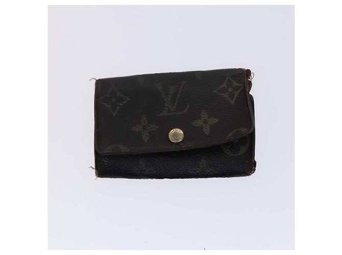 LOUIS VUITTON Monogram Epi Key Case 4Set Noir LV Auth BA641 Black - view 7