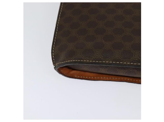 Céline CELINE Macadam Canvas Umhängetasche, PVC-Leder, braun, gold, authentisch, EC933 Golden - Ansicht 16