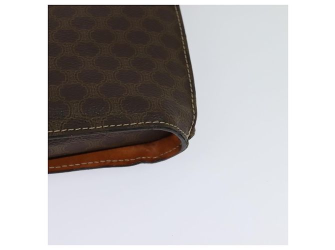 Céline CELINE Macadam Canvas Umhängetasche, PVC-Leder, braun, gold, authentisch, EC933 Golden - Ansicht 17
