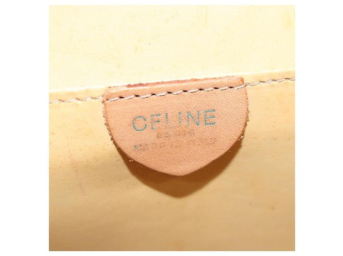 Céline CELINE Macadam Canvas Umhängetasche, PVC-Leder, braun, gold, authentisch, EC933 Golden - Ansicht 18