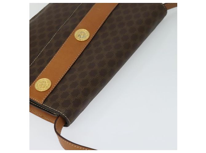 Céline CELINE Macadam Canvas Umhängetasche, PVC-Leder, braun, gold, authentisch, EC933 Golden - Ansicht 6