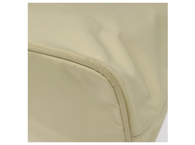 PRADA Sac à main en nylon blanc argent Auth hk2411 Argenté - vue 15