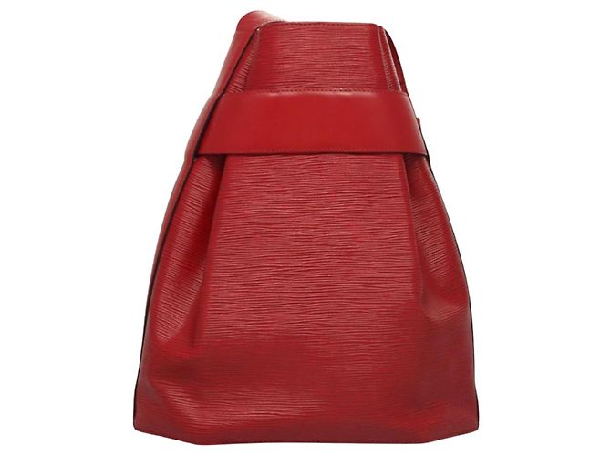 LOUIS VUITTON Epi Sac Depaule PM Borsa a Spalla Rossa M80207 LV Auth sw221 Rosso - vista 2