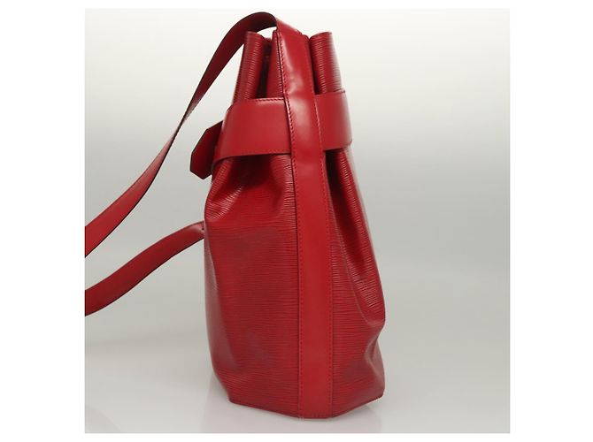 LOUIS VUITTON Epi Sac Depaule PM Borsa a Spalla Rossa M80207 LV Auth sw221 Rosso - vista 3